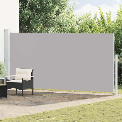 Tenda Laterale Retrattile per Patio 180x500 cm Grigia | homemem39