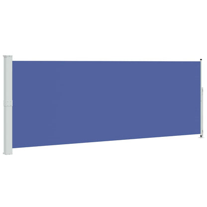 Tenda Laterale Retrattile per Patio 180x500 cm Blu