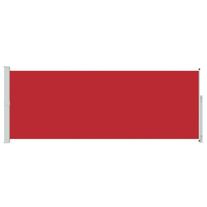 Tenda Laterale Retrattile per Patio 180x500 cm Rossa