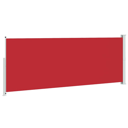 Tenda Laterale Retrattile per Patio 180x500 cm Rossa | homemem39