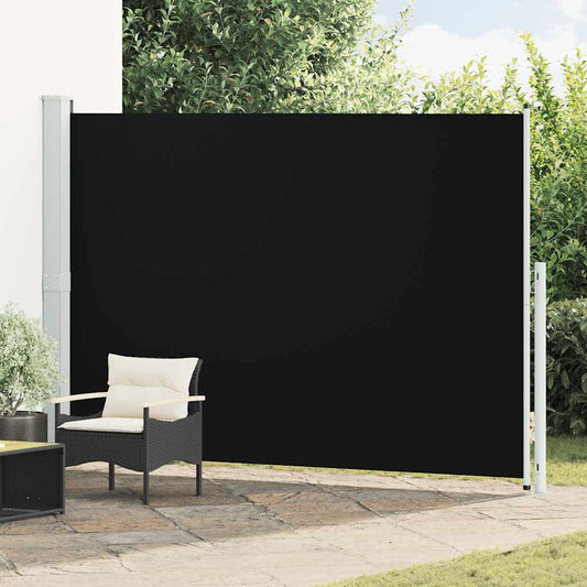 Tenda Laterale Retrattile per Patio 200x300 cm Nero | homemem39