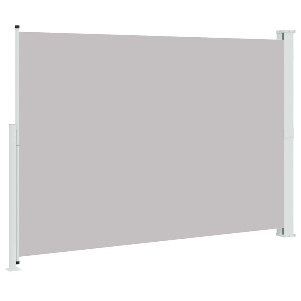 Tenda Laterale Retrattile per Patio 200x314 cm Grigia
