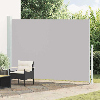 Tenda Laterale Retrattile per Patio 200x314 cm Grigia