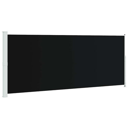 Tenda Laterale Retrattile per Patio 200x514 cm Nera
