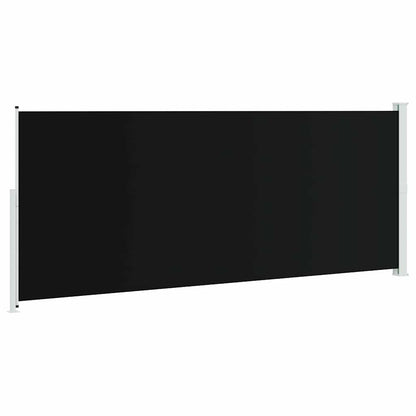 Tenda Laterale Retrattile per Patio 200x514 cm Nera