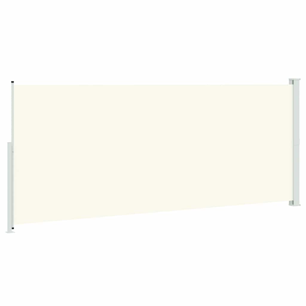 Tenda Laterale Retrattile per Patio 200x500 cm Crema | homemem39
