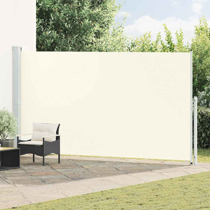 Tenda Laterale Retrattile per Patio 200x500 cm Crema | homemem39