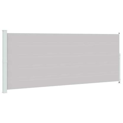 Tenda Laterale Retrattile per Patio 200x500 cm Grigia