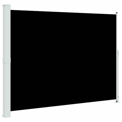 Tenda Laterale Retrattile per Patio 220x300 cm Nera | homemem39