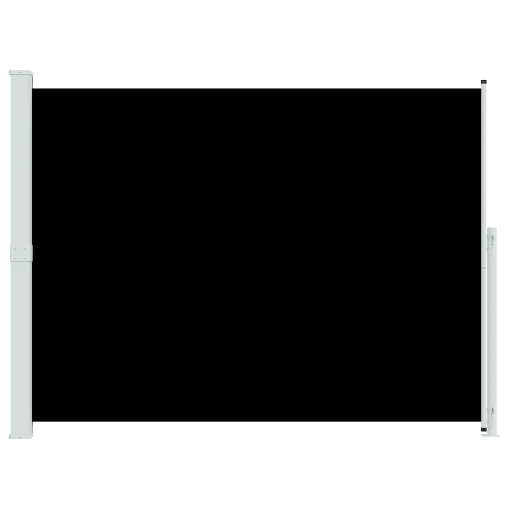 Tenda Laterale Retrattile per Patio 220x300 cm Nera