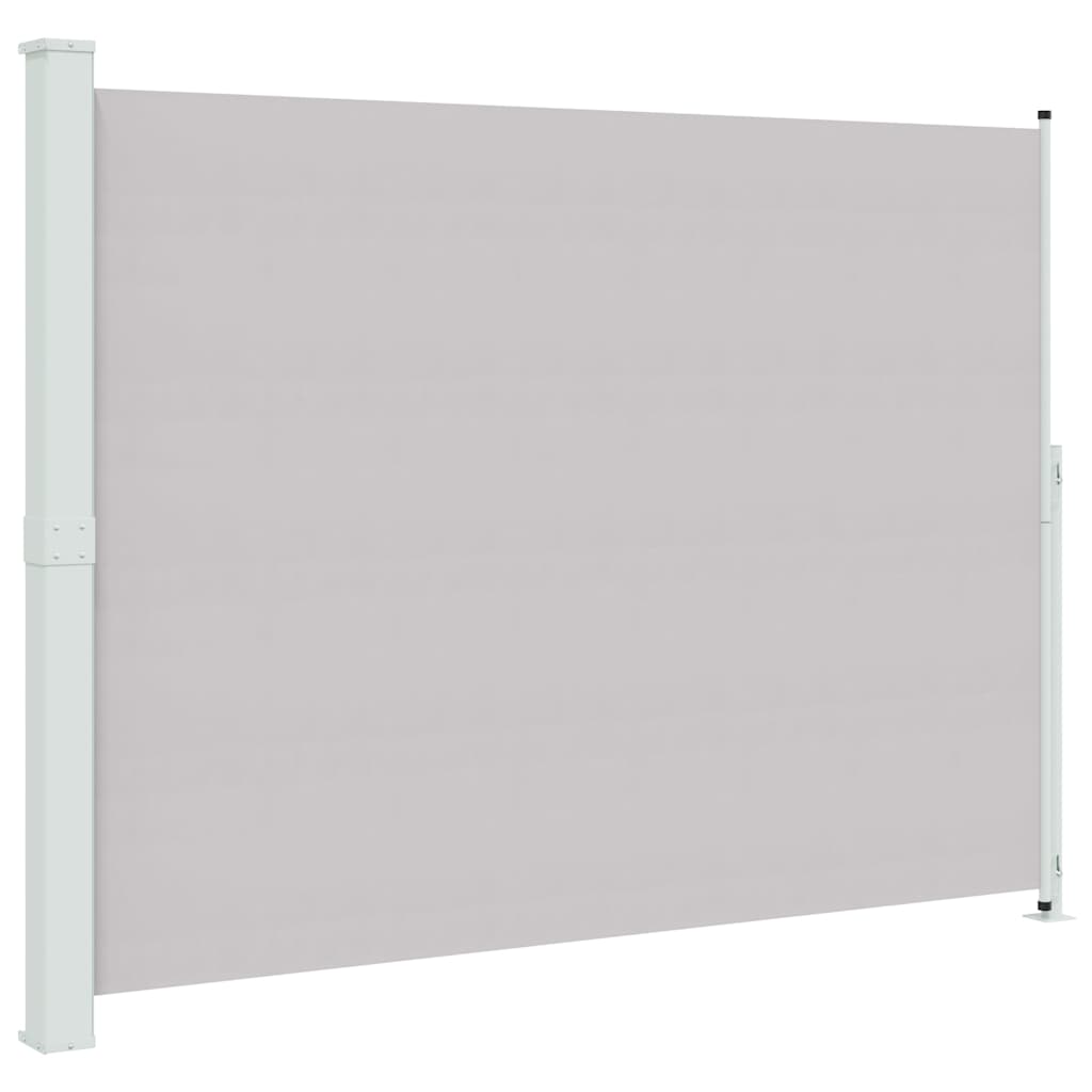 Tenda Laterale Retrattile per Patio 220x314 cm Grigia