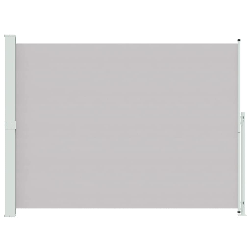 Tenda Laterale Retrattile per Patio 220x300 cm Grigia