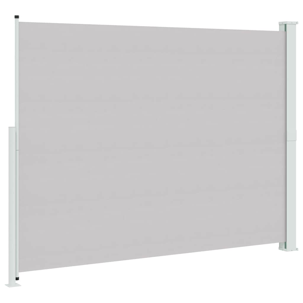 Tenda Laterale Retrattile per Patio 220x314 cm Grigia