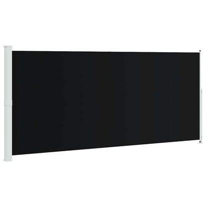 Tenda Laterale Retrattile per Patio 220x514 cm Nera