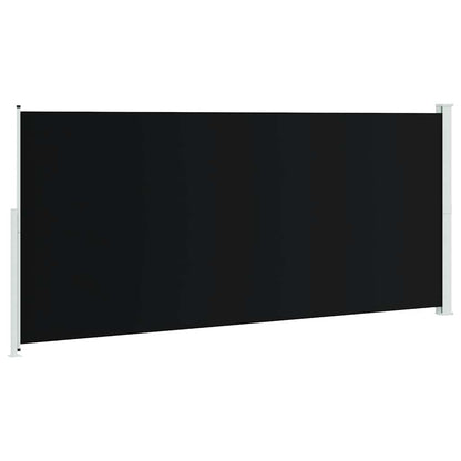Tenda Laterale Retrattile per Patio 220x500 cm Nera