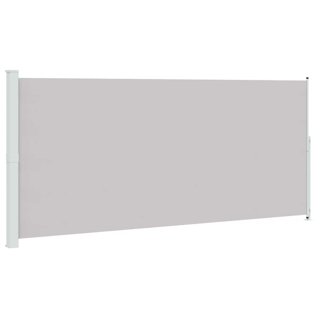 Tenda Laterale Retrattile per Patio 220x500 cm Grigia | homemem39
