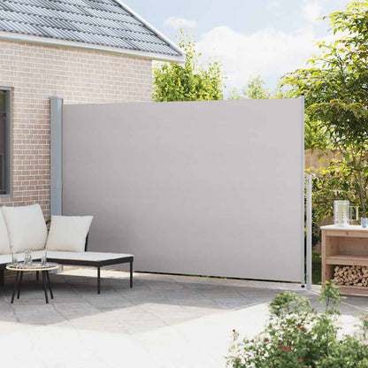 Tenda Laterale Retrattile per Patio 220x500 cm Grigia | homemem39