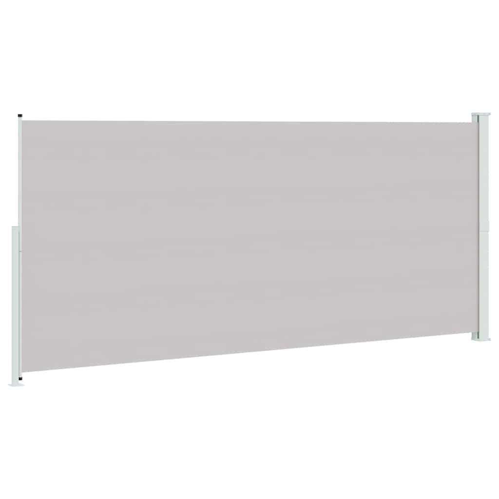 Tenda Laterale Retrattile per Patio 220x500 cm Grigia | homemem39