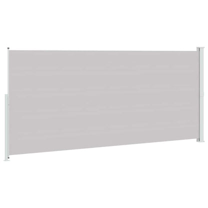 Tenda Laterale Retrattile per Patio 220x514 cm Grigia