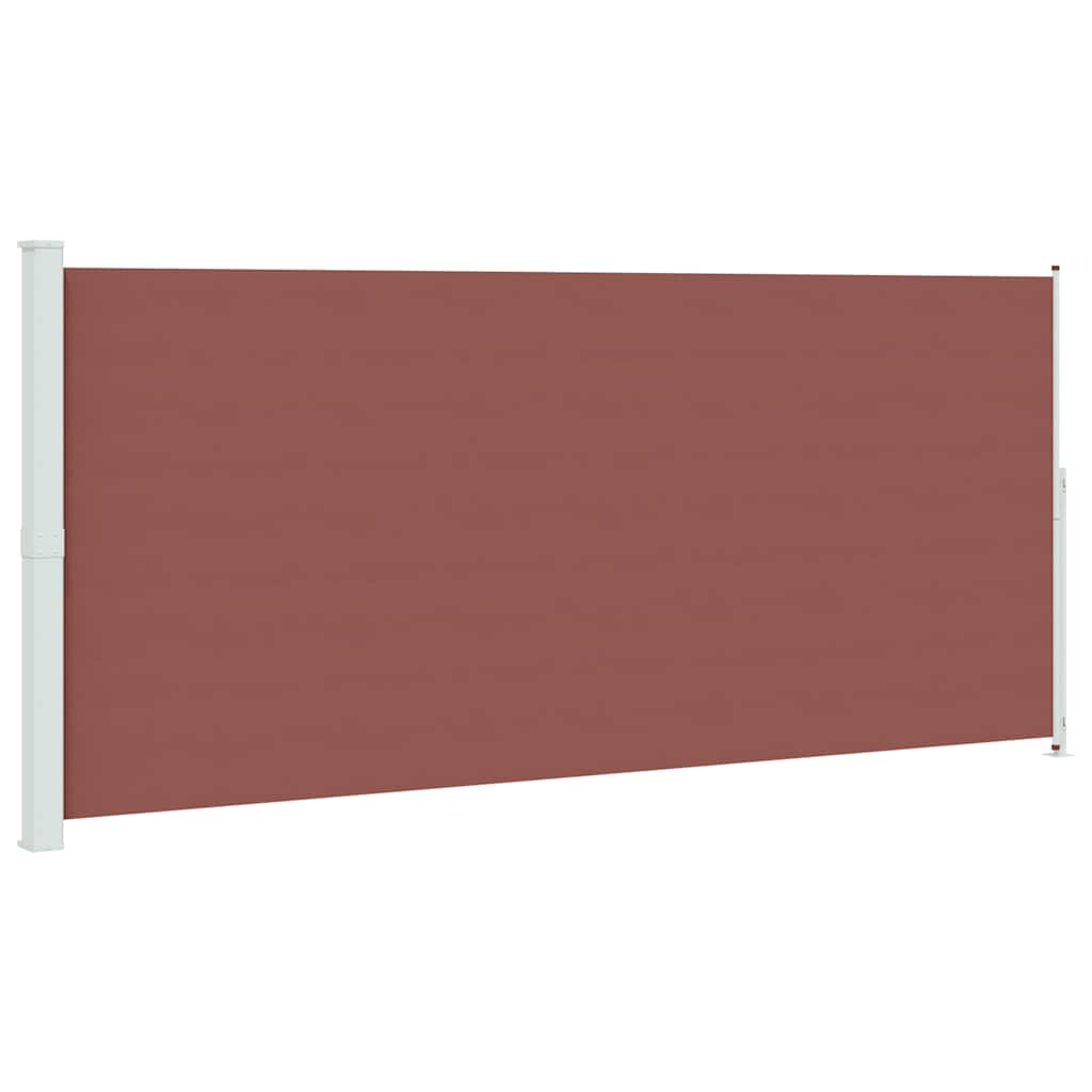 Tenda Laterale Retrattile per Patio 220x500 cm Marrone | homemem39