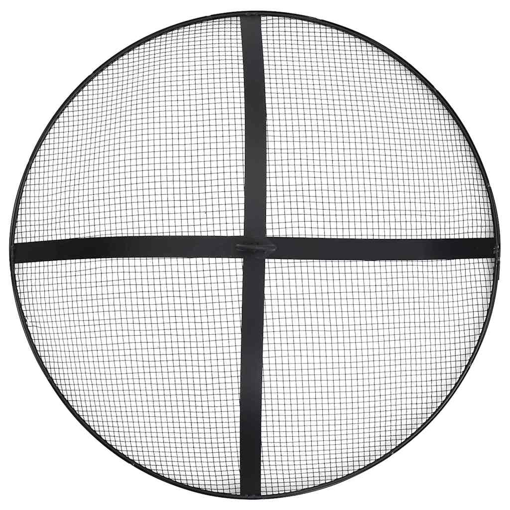 Braciere con Attizzatoio 54x54x55 cm in Acciaio | homemem39