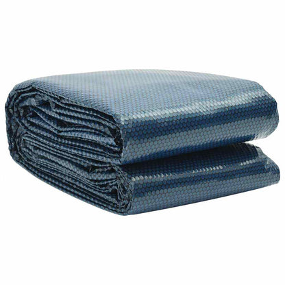 Pellicola Galleggiante Solare PE per Piscina 250 cm Nero e Blu | homemem39
