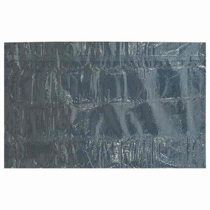 Pellicola Galleggiante Solare PE Piscina 260x160 cm Nero e Blu