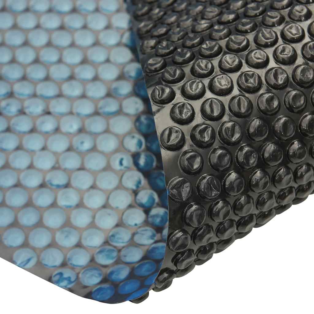 Pellicola Galleggiante Solare PE Piscina 400x200 cm Nero e Blu | homemem39