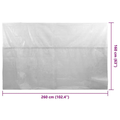Pellicola Galleggiante Solare PE Piscina 260x160 cm Grigia | homemem39