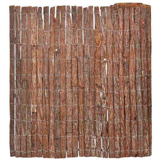 Recinzione in corteccia Marrone 100 x 600 cm Corteccia | homemem39