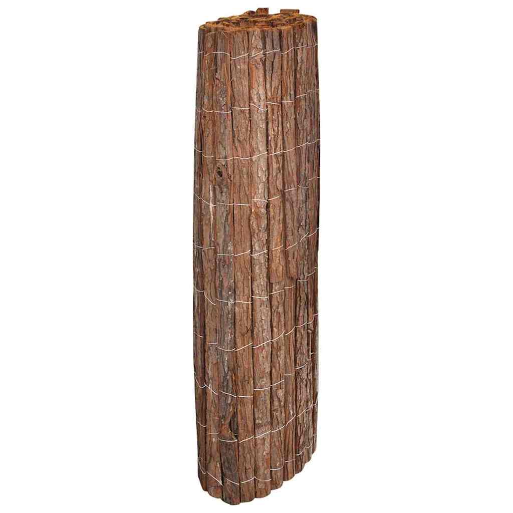 Recinzione in corteccia Marrone 100 x 600 cm Corteccia | homemem39