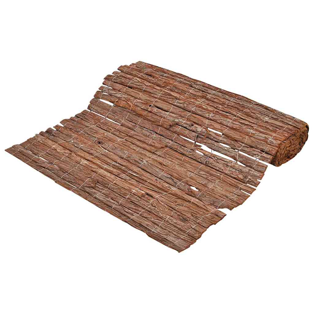 Recinzione in corteccia Marrone 100 x 600 cm Corteccia | homemem39
