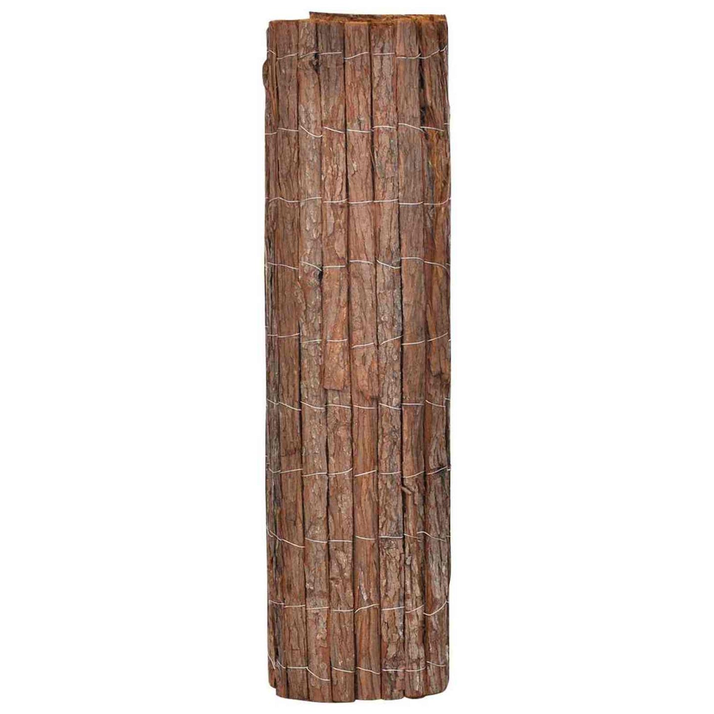 Recinzione in corteccia Marrone 600 x 125 cm Corteccia
