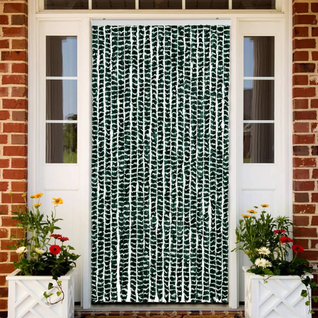 Zanzariera Verde e Bianco 90x220 cm Ciniglia - homemem39