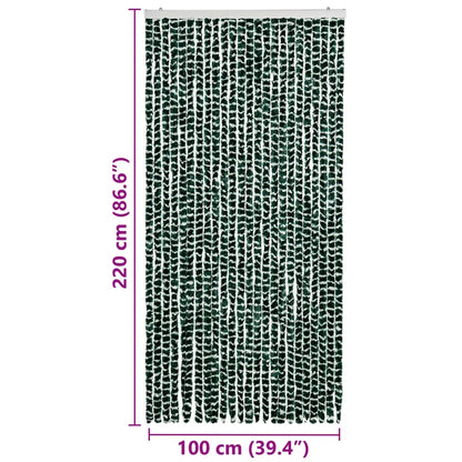 Zanzariera Verde e Bianco 100x220 cm Ciniglia - homemem39
