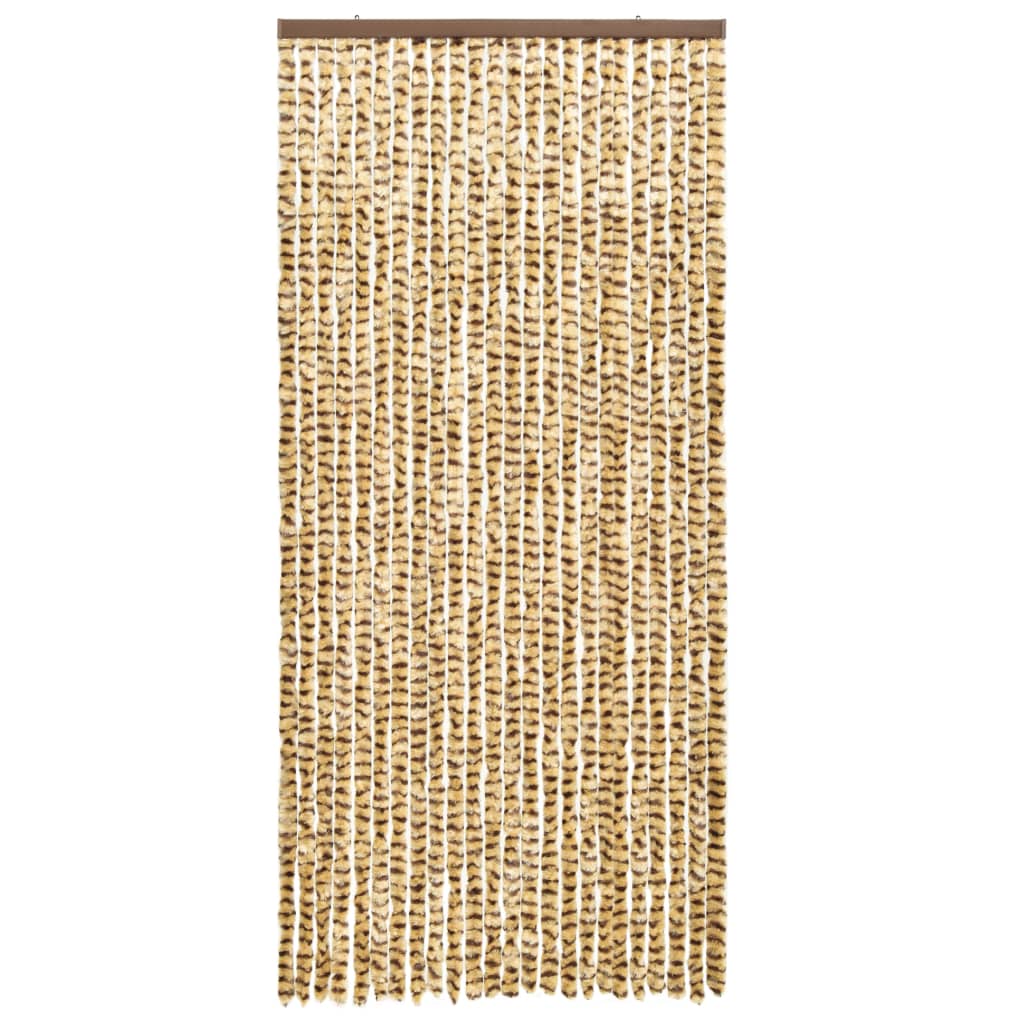 Zanzariera Beige e Marrone 90x220 cm Ciniglia - homemem39