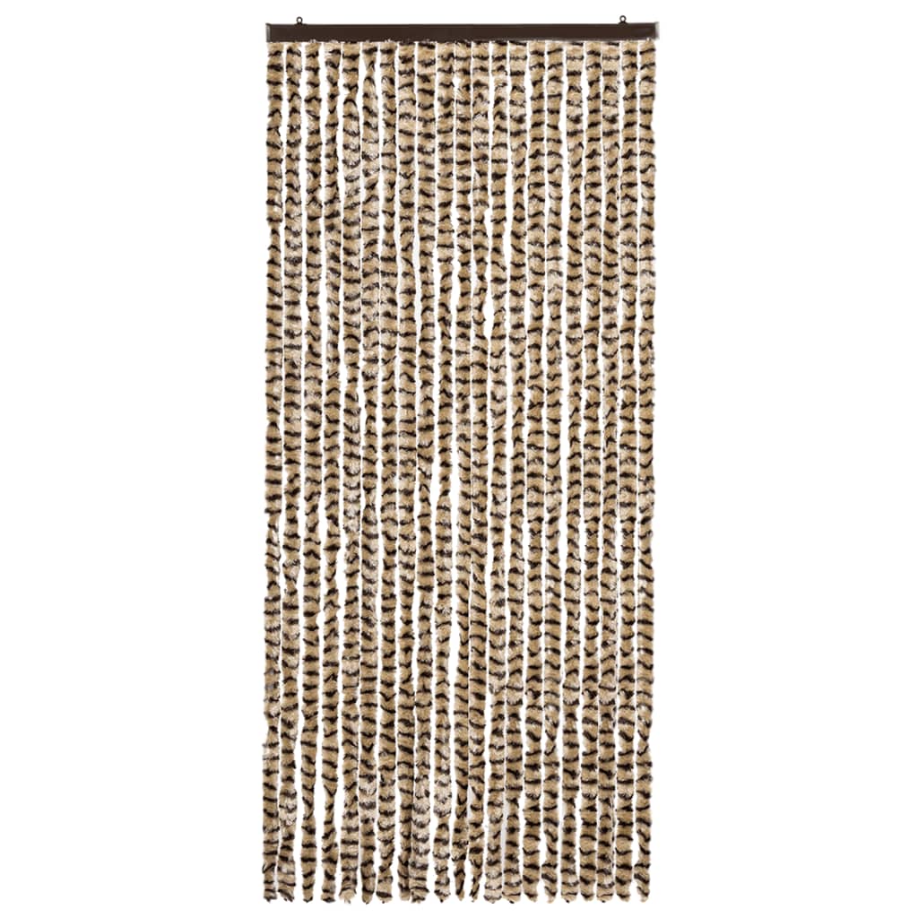 Zanzariera Beige e Marrone 90x220 cm Ciniglia - homemem39