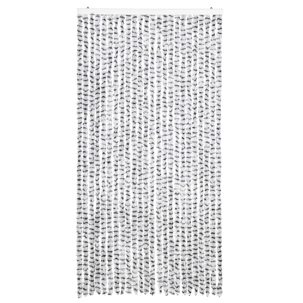 Zanzariera Grigio Chiaro e Grigio Scuro 100x220 cm Ciniglia - homemem39
