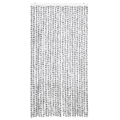 Zanzariera Grigio Chiaro e Grigio Scuro 100x220 cm Ciniglia - homemem39
