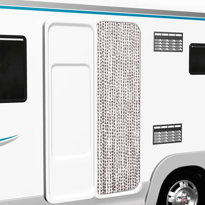 Zanzariera Grigio Talpa e Bianco 56x185 cm Ciniglia - homemem39