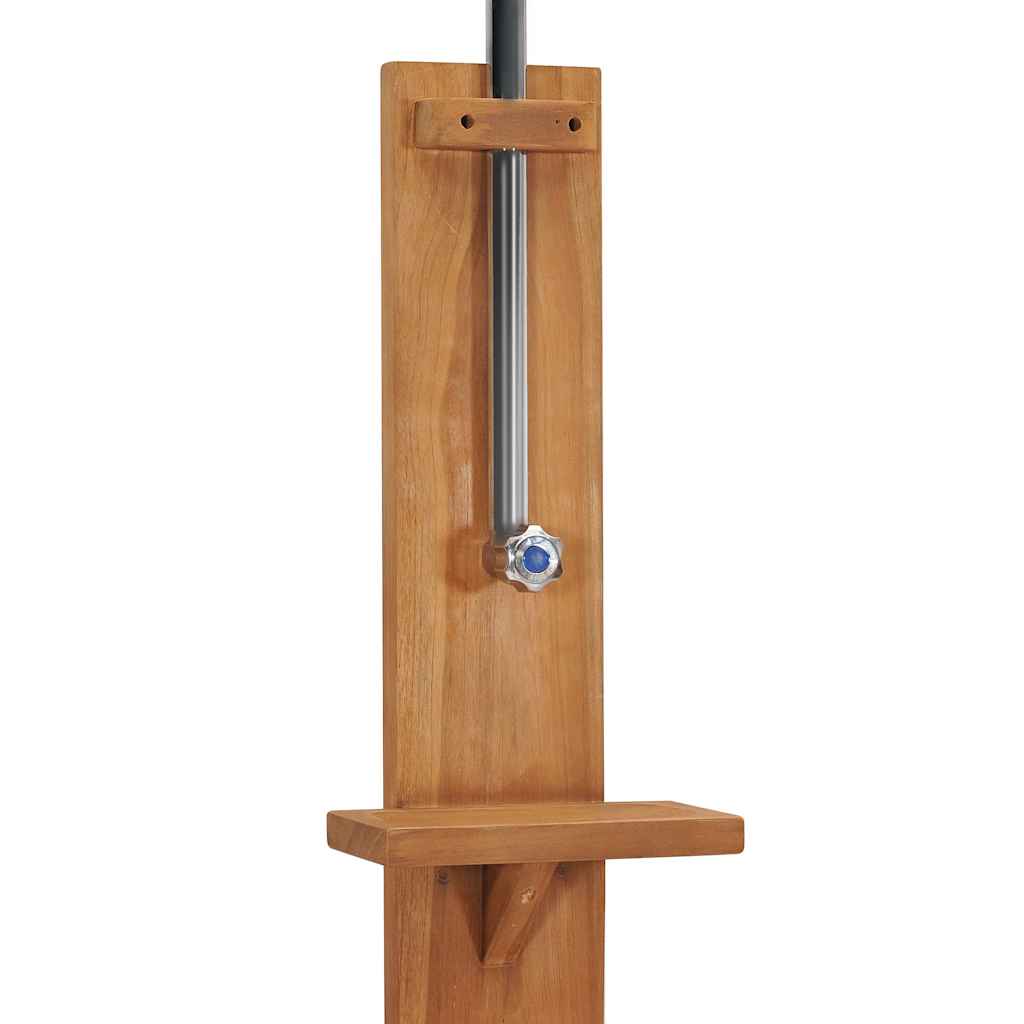 Doccia da Giardino 75x75x210 cm in Legno Massello di Teak