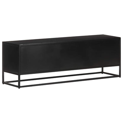 Mobile Porta TV 120x30x40 cm in Legno di Mango Grezzo