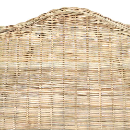 Poltrona con Cuscino in Rattan Naturale e Lino - homemem39
