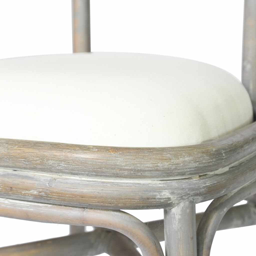 Sedie per Sala da Pranzo 2 pz Grigie in Tela - homemem39