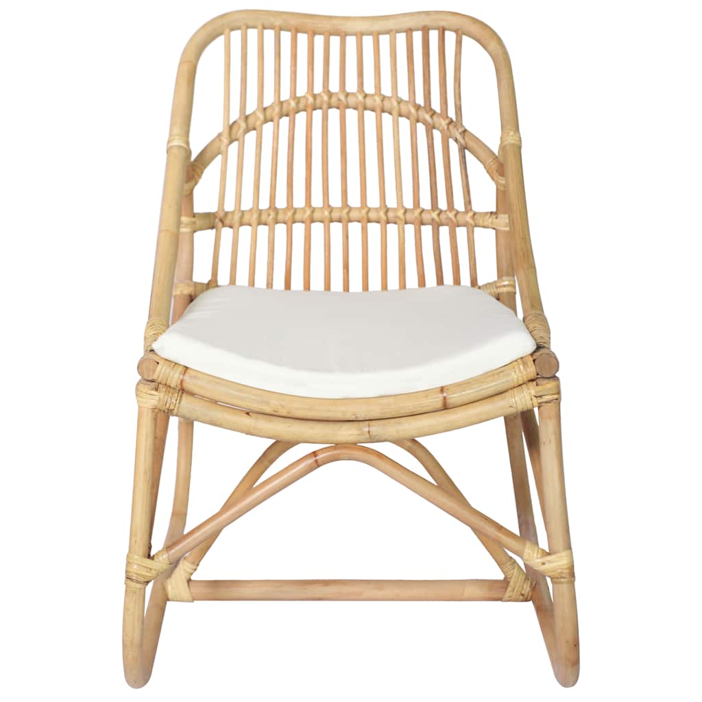 Sedia in Rattan e Lino - homemem39