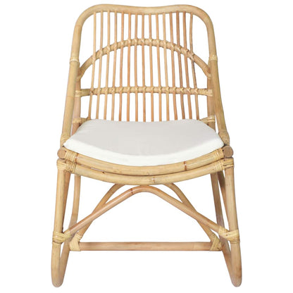 Sedia in Rattan e Lino - homemem39