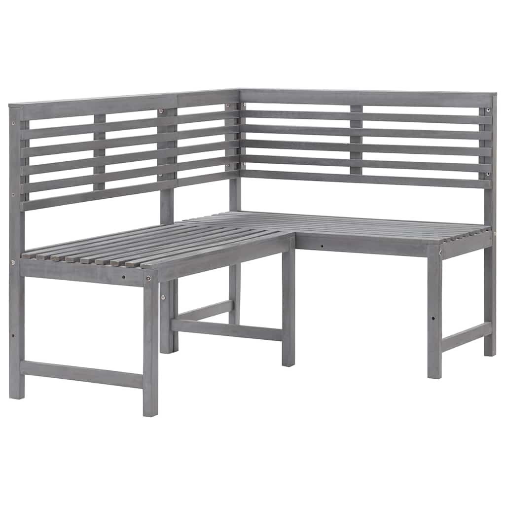 Panca da Giardino ad Angolo 140 cm Legno Massello Acacia | homemem39
