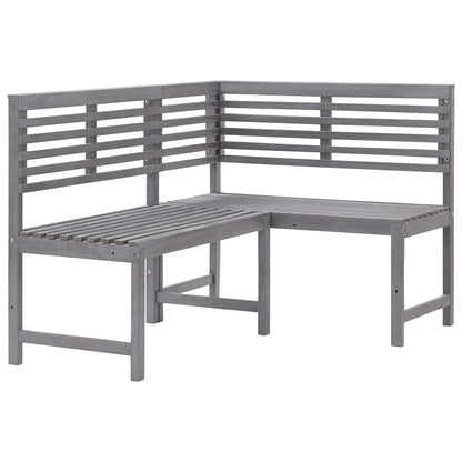 Panca da Giardino ad Angolo 140 cm Legno Massello Acacia | homemem39