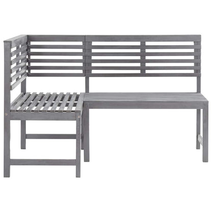 Panca da Giardino ad Angolo 140 cm Legno Massello Acacia | homemem39