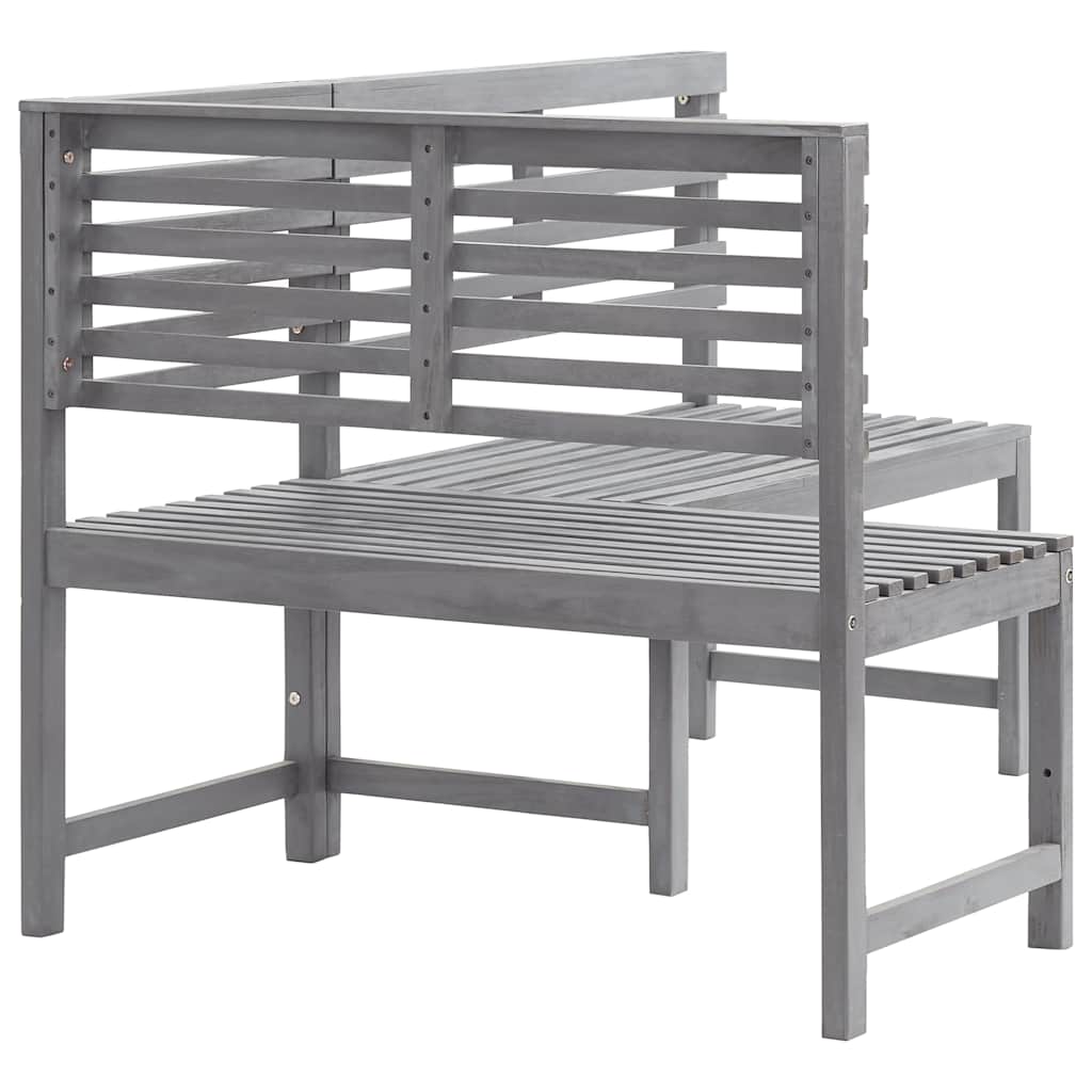 Panca da Giardino ad Angolo 140 cm Legno Massello Acacia | homemem39